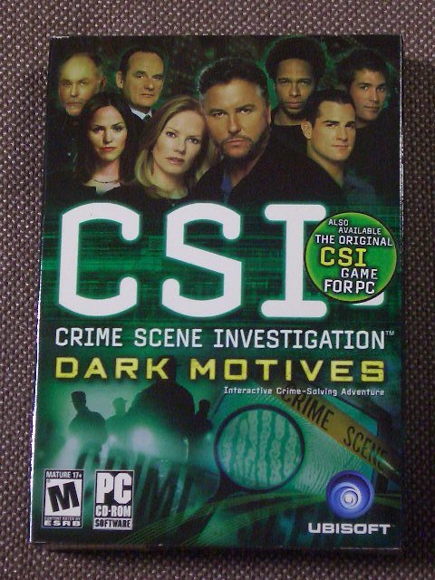 CSI: Dark Motives (Ubi Soft U.S.) PC CD-ROM_画像1