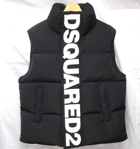 M1079 DSQUARED2 バッグロゴ ダウンベスト サイズ46 M1079 DSQUARED2 バッグロゴ ダウンベスト サイズ46