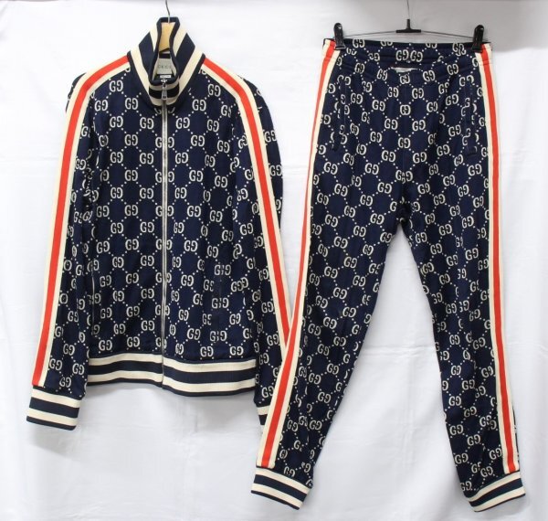 美品 GUCCI / グッチ GGジャガード ジャージセットアップ 美品 GUCCI / グッチ GGジャガード ジャージセットアップ