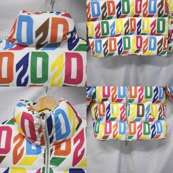 美品 DSQUARED2 / ディースクエアード D2 MONOGRAM PUFFER 美品 DSQUARED2 / ディースクエアード D2 MONOGRAM PUFFER