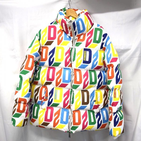 美品 DSQUARED2 / ディースクエアード D2 MONOGRAM PUFFER 美品 DSQUARED2 / ディースクエアード D2 MONOGRAM PUFFER