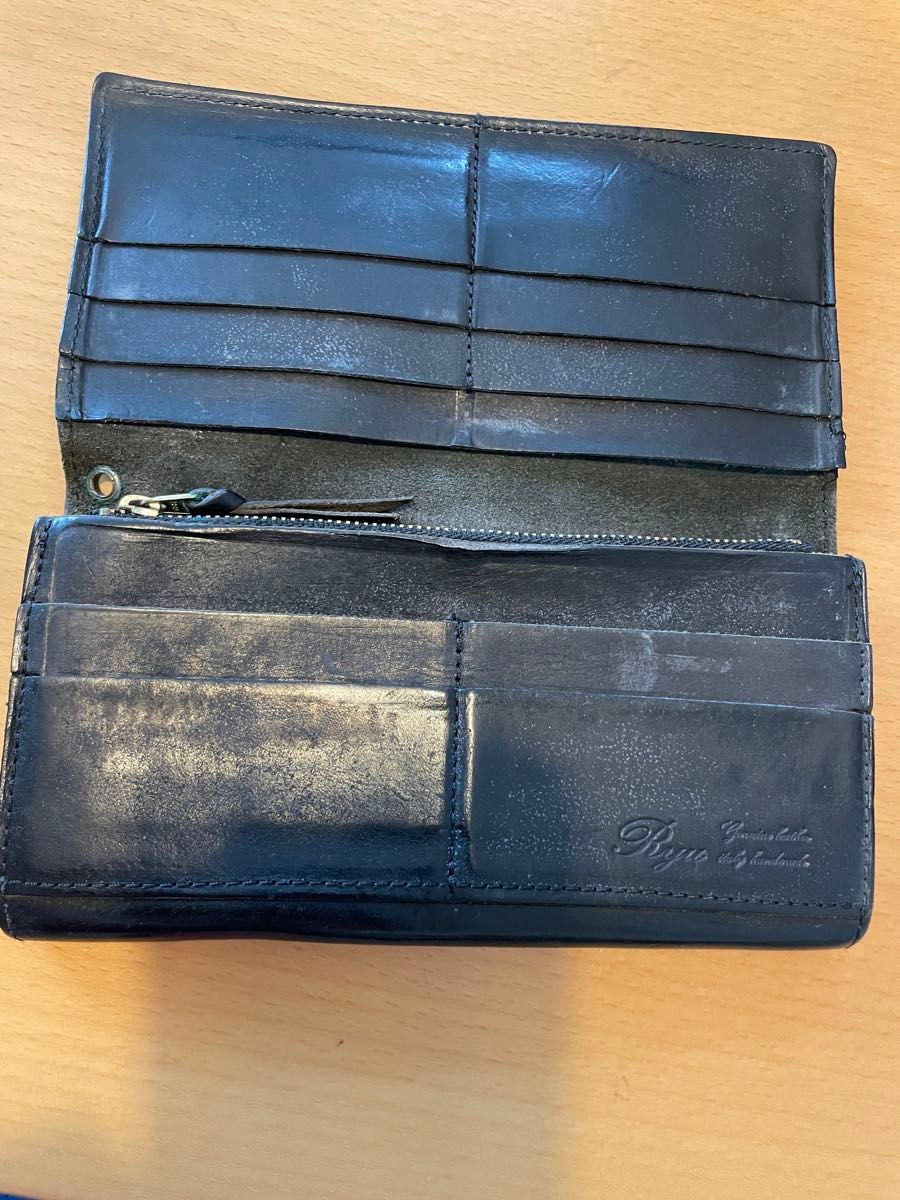 Ryu 黒革 長財布 genuine leather Italy handmade|Yahoo!フリマ Ryu 黒革 長財布 genuine leather Italy handmade|Yahoo!フリマ