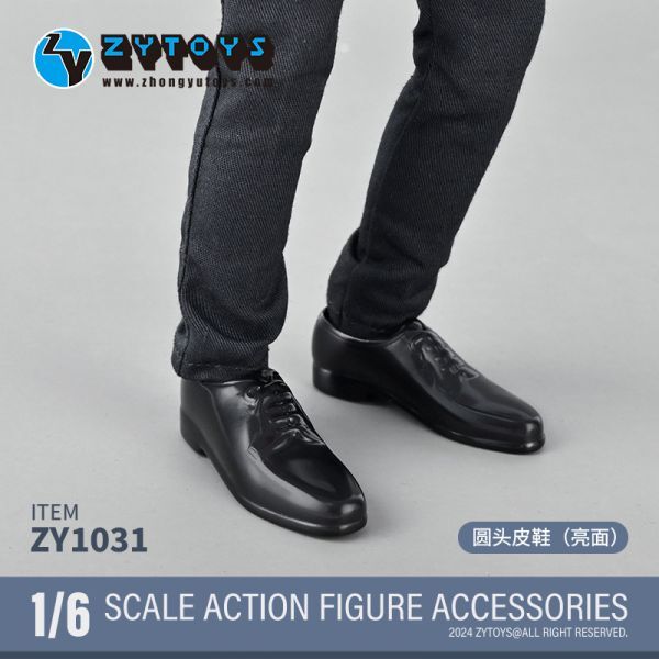1/6　ZYTOYS　ZY1031　ビジネスシューズ　1/6スケール 男性フィギュア用シューズ　1/6サイズ靴