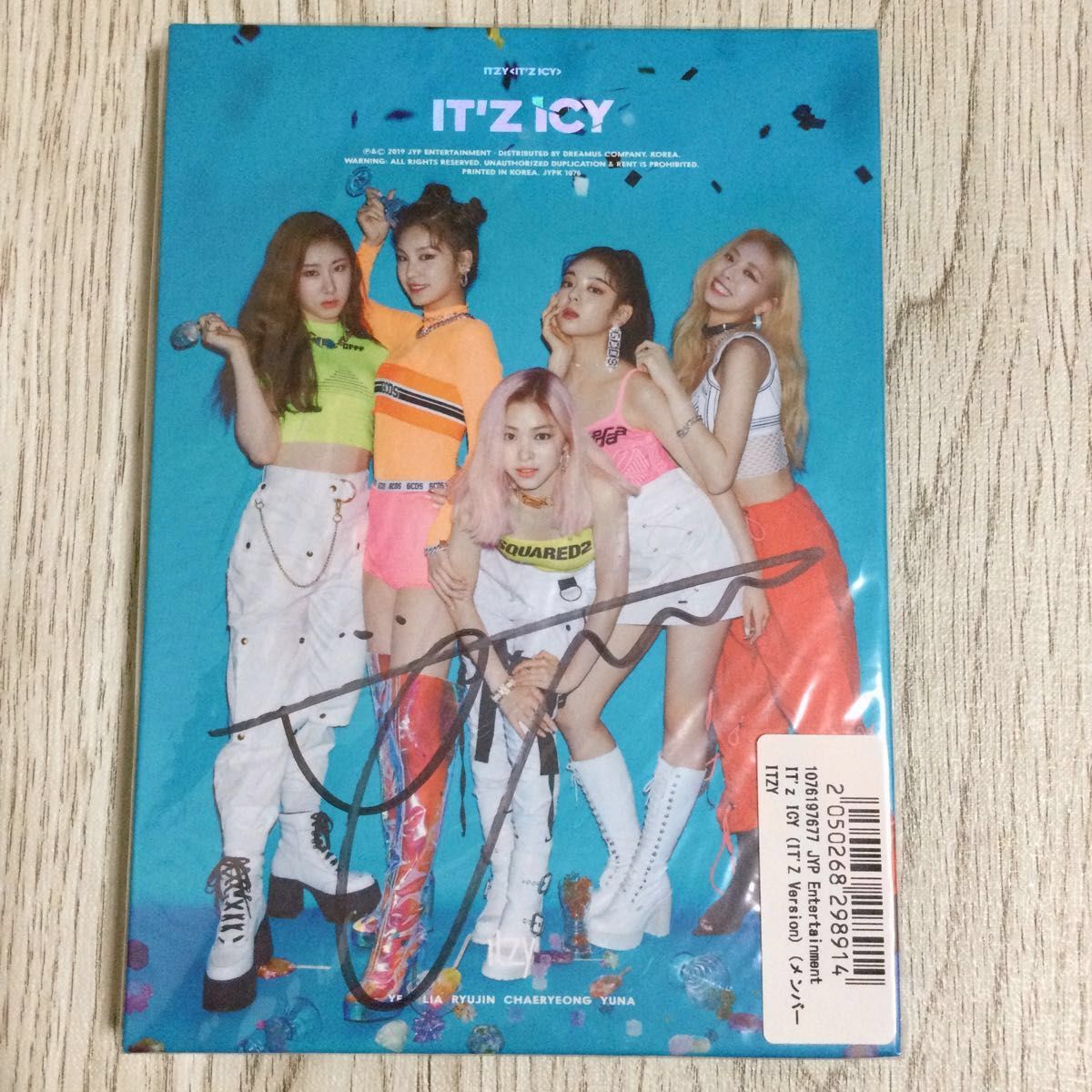 itzy ユナ icy サイン アルバム 初回限定 特典 チェキ風 トレカ itzy ユナ icy サイン アルバム 初回限定 特典 チェキ風 トレカ