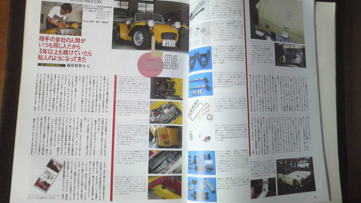 ☆　AUTO　JUMBLE　海外からのパーツ個人輸入　1995年4月号　25年位前の雑誌 管理番号 69d ☆_画像7