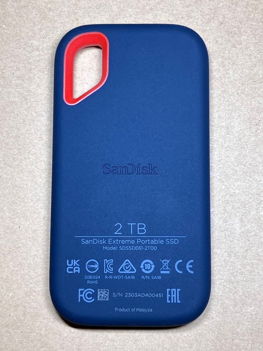 SANDISK 2TB ポータブルSSD 2023年製|Yahoo!フリマ(旧PayPay SANDISK 2TB ポータブルSSD 2023年製|Yahoo!フリマ(旧PayPay