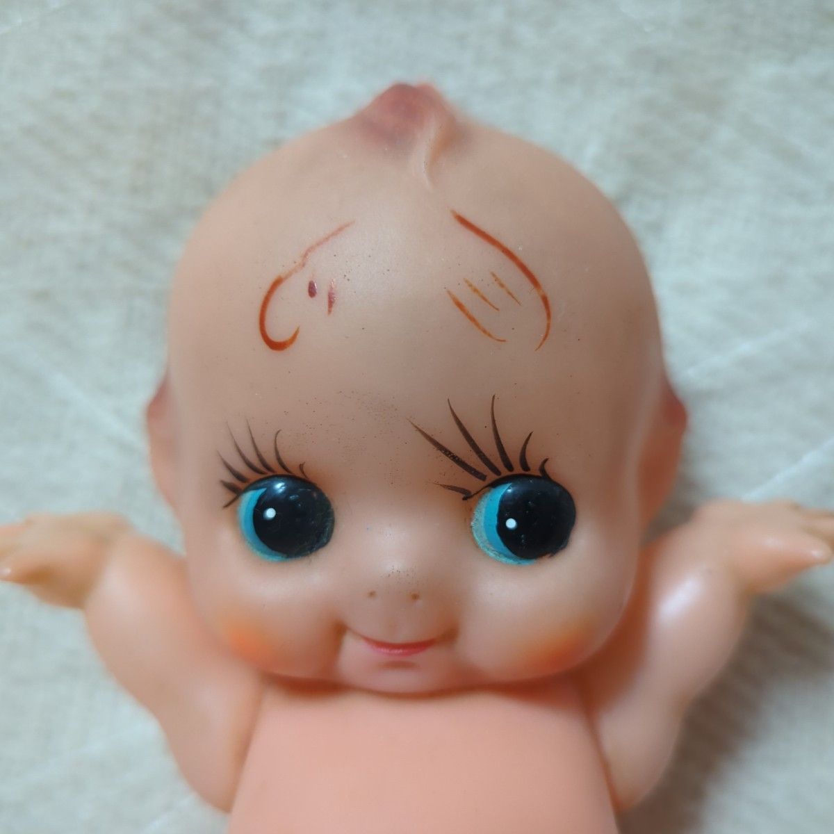 昭和レトロ 日本製 古い キューピー 人形 と おまけ / ソフビ 昭和レトロ 日本製 古い キューピー 人形 と おまけ / ソフビ