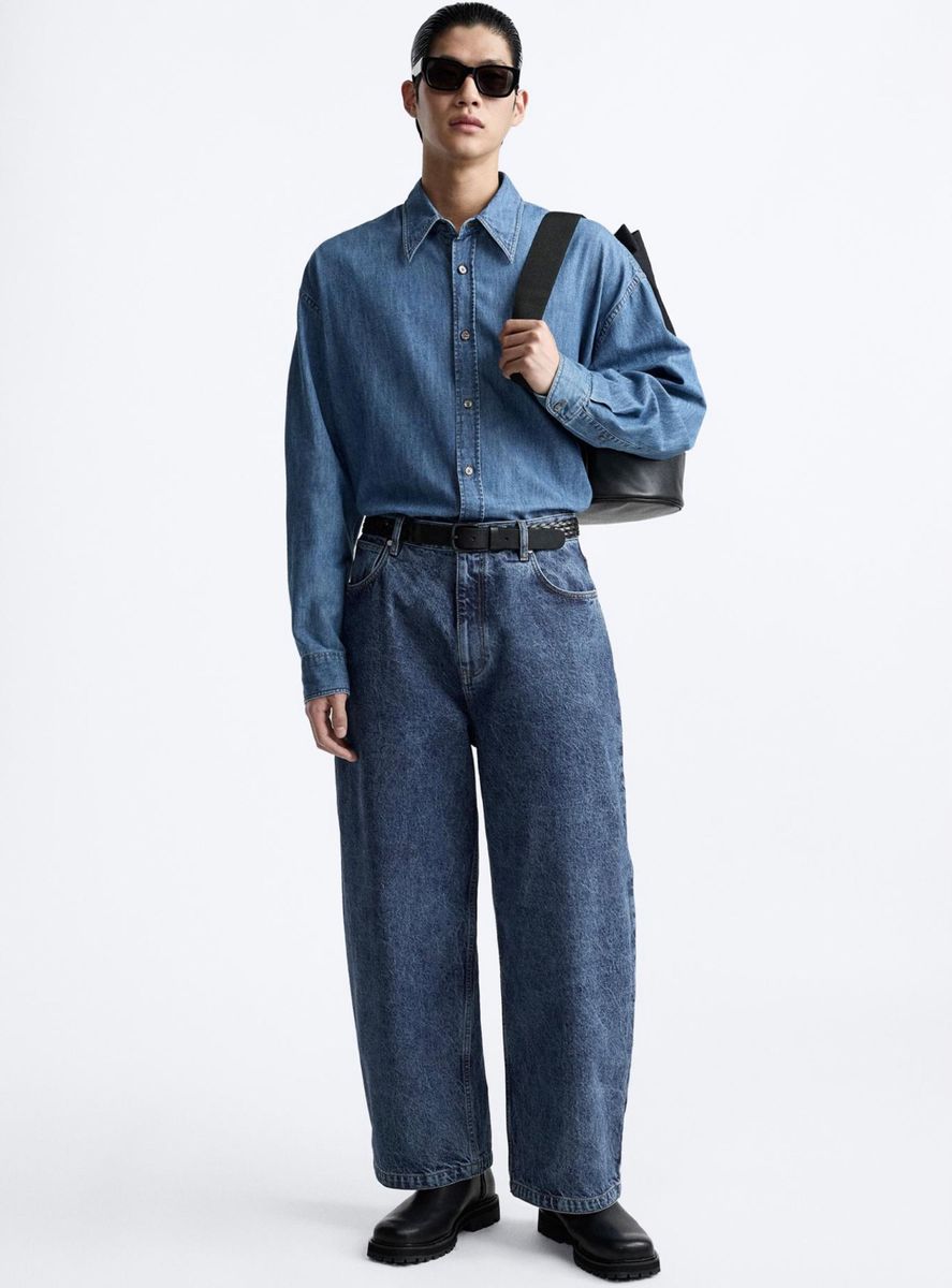ZARA STUDIO NICHOLSON WIDE-LEG 29インチ 36 ZARA STUDIO NICHOLSON WIDE-LEG 29インチ 36