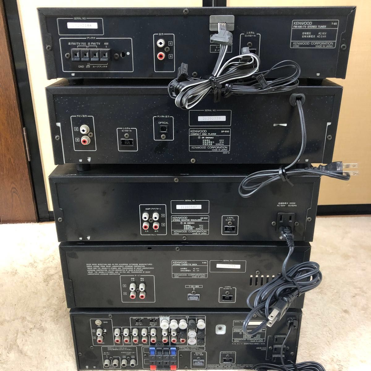 KENWOOD ROXY L5 ケンウッド ロキシーL5 バブルコンポ T-85 DP KENWOOD ROXY L5 ケンウッド ロキシーL5 バブルコンポ T-85 DP