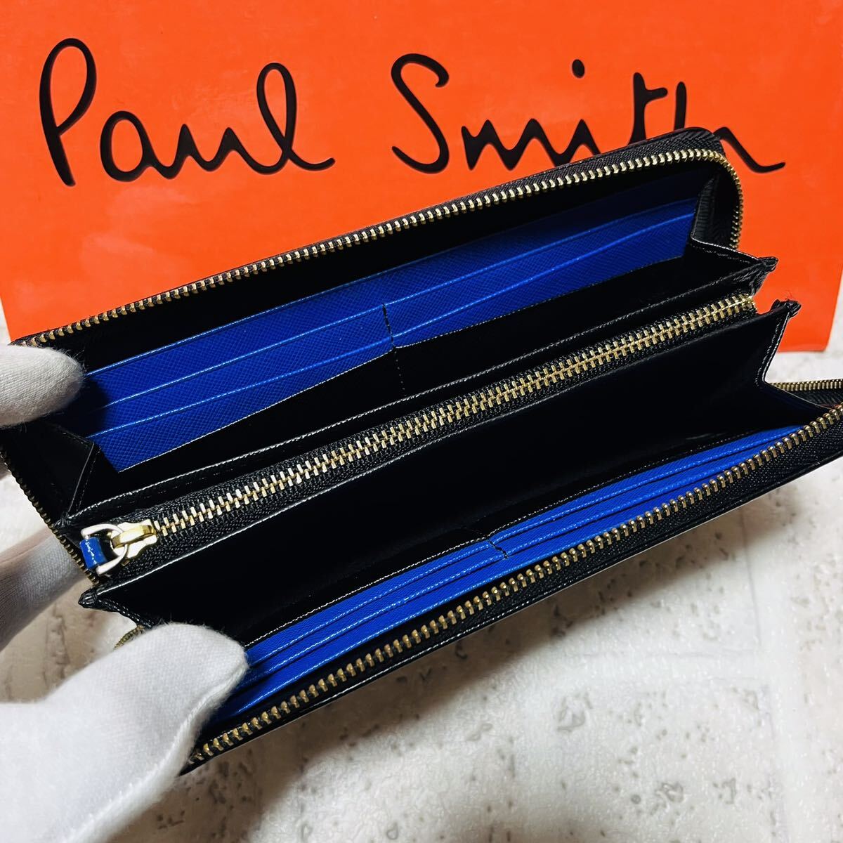 良品 ポールスミス PaulSmith スミシーハート 長財布 ロング 良品 ポールスミス PaulSmith スミシーハート 長財布 ロング