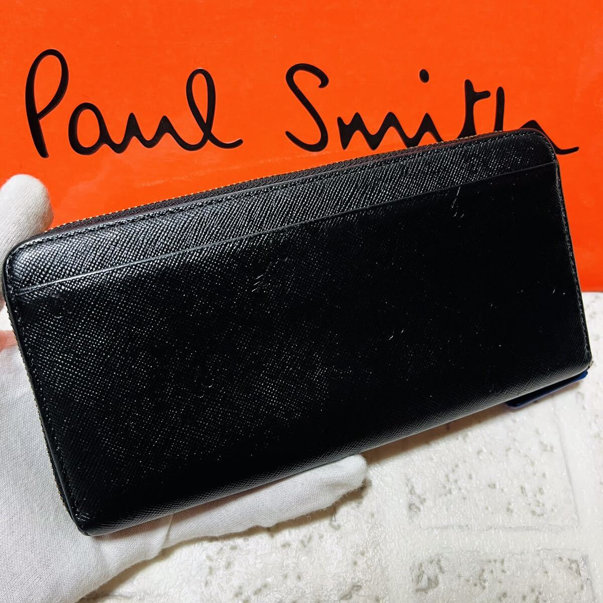 良品 ポールスミス PaulSmith スミシーハート 長財布 ロング 良品 ポールスミス PaulSmith スミシーハート 長財布 ロング