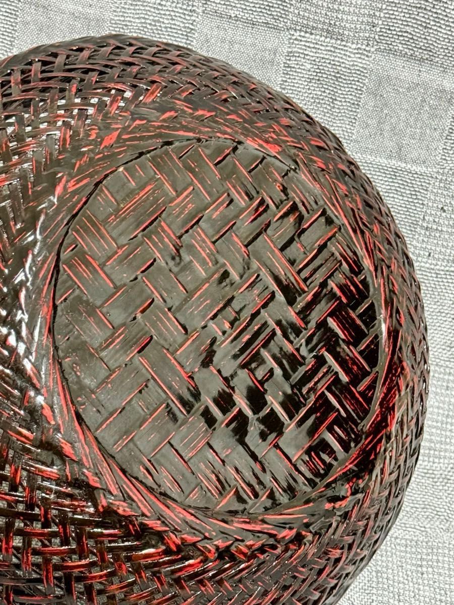 籃胎漆器 らんたい漆器 25cm 丸盆 菓子籠 伝統工芸|Yahoo 籃胎漆器 らんたい漆器 25cm 丸盆 菓子籠 伝統工芸|Yahoo