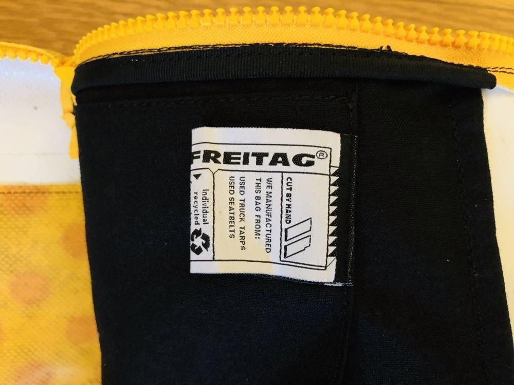 [ new goods unused *]FREITAG / F49 FRINGE# graphic / transcription pattern # check /.. pattern # dot / square # sunflower / sunflower#BACKPACK#