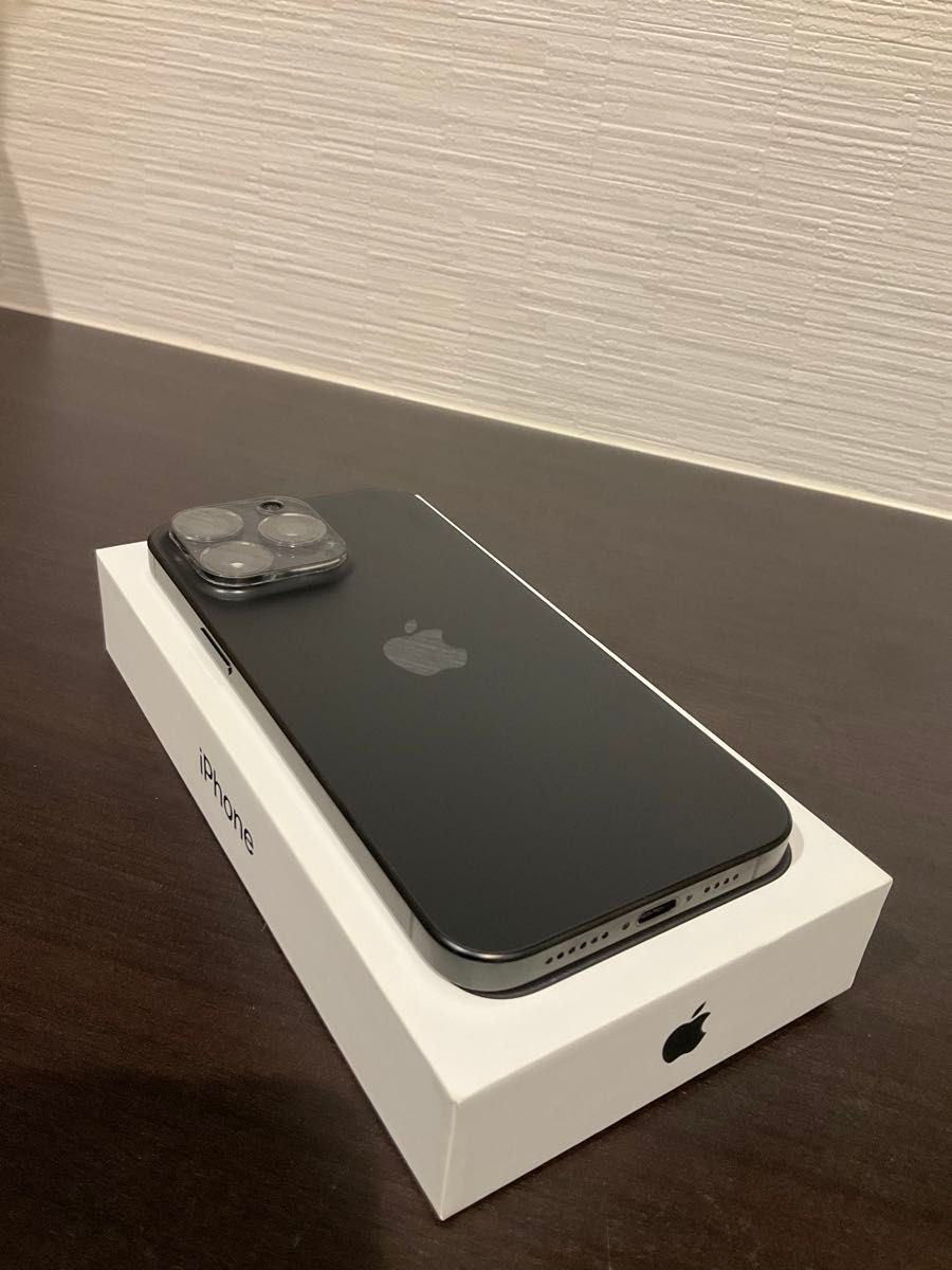 iPhone 15 Pro Max 256GB ブラックチタニウム バッテリー100 iPhone 15 Pro Max 256GB ブラックチタニウム バッテリー100