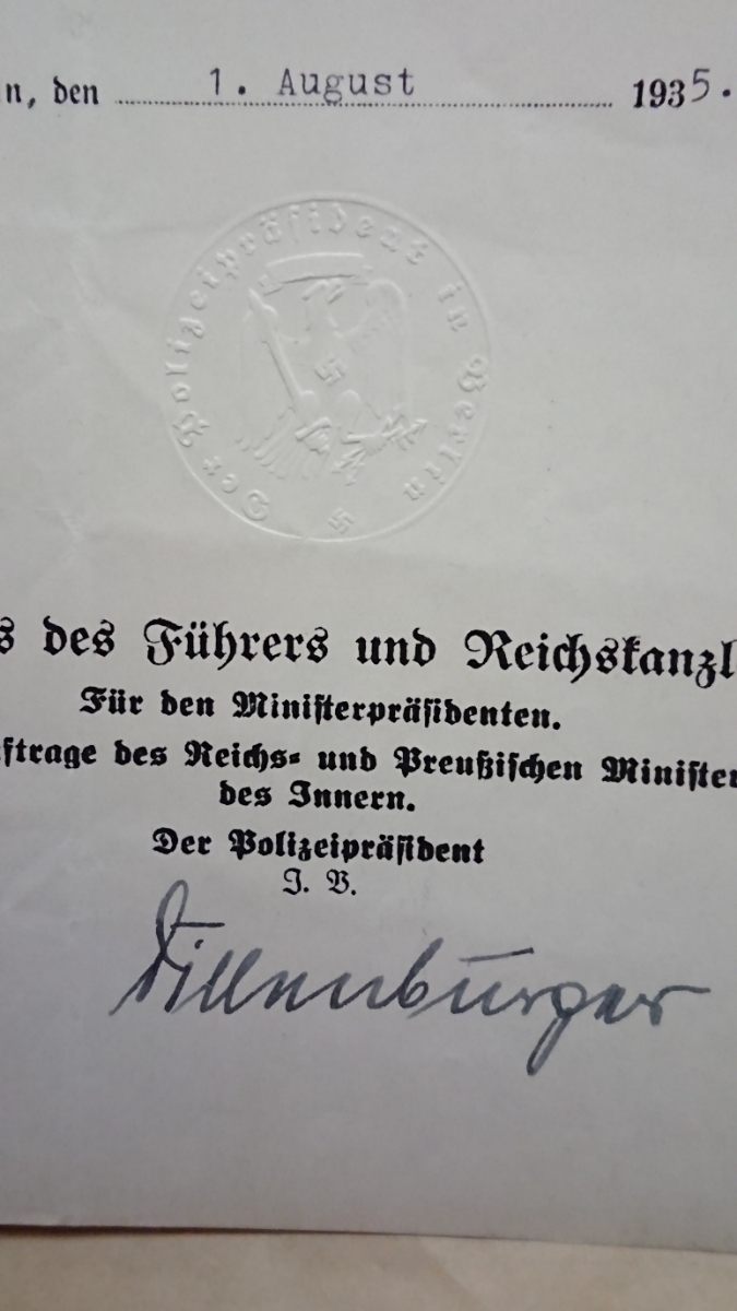  prompt decision * ultimate .*hi tiger - third . country * parent .. middle . line Hal to* hyde lihiREINHARD HEYDRICH self writing brush autograph go in inside . large . document 