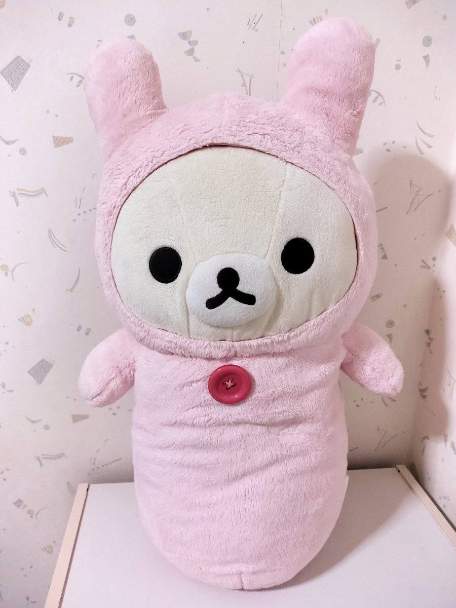お日にち限定 コリラックマ 被り物 うさぎ ぬいぐるみ お日にち限定 コリラックマ 被り物 うさぎ ぬいぐるみ