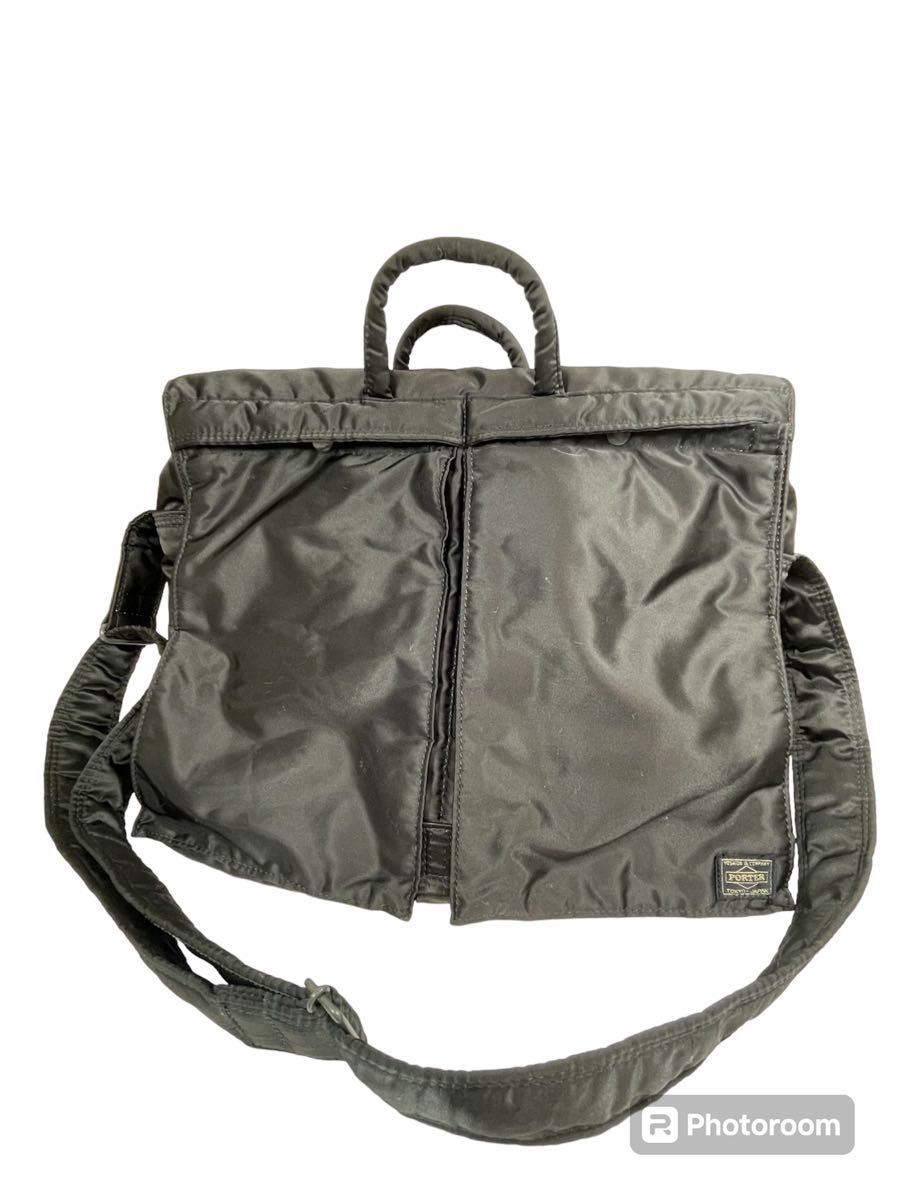 美品 PORTER TANKER タンカー ヘルメットバッグ 2wayショルダー 美品 PORTER TANKER タンカー ヘルメットバッグ 2wayショルダー