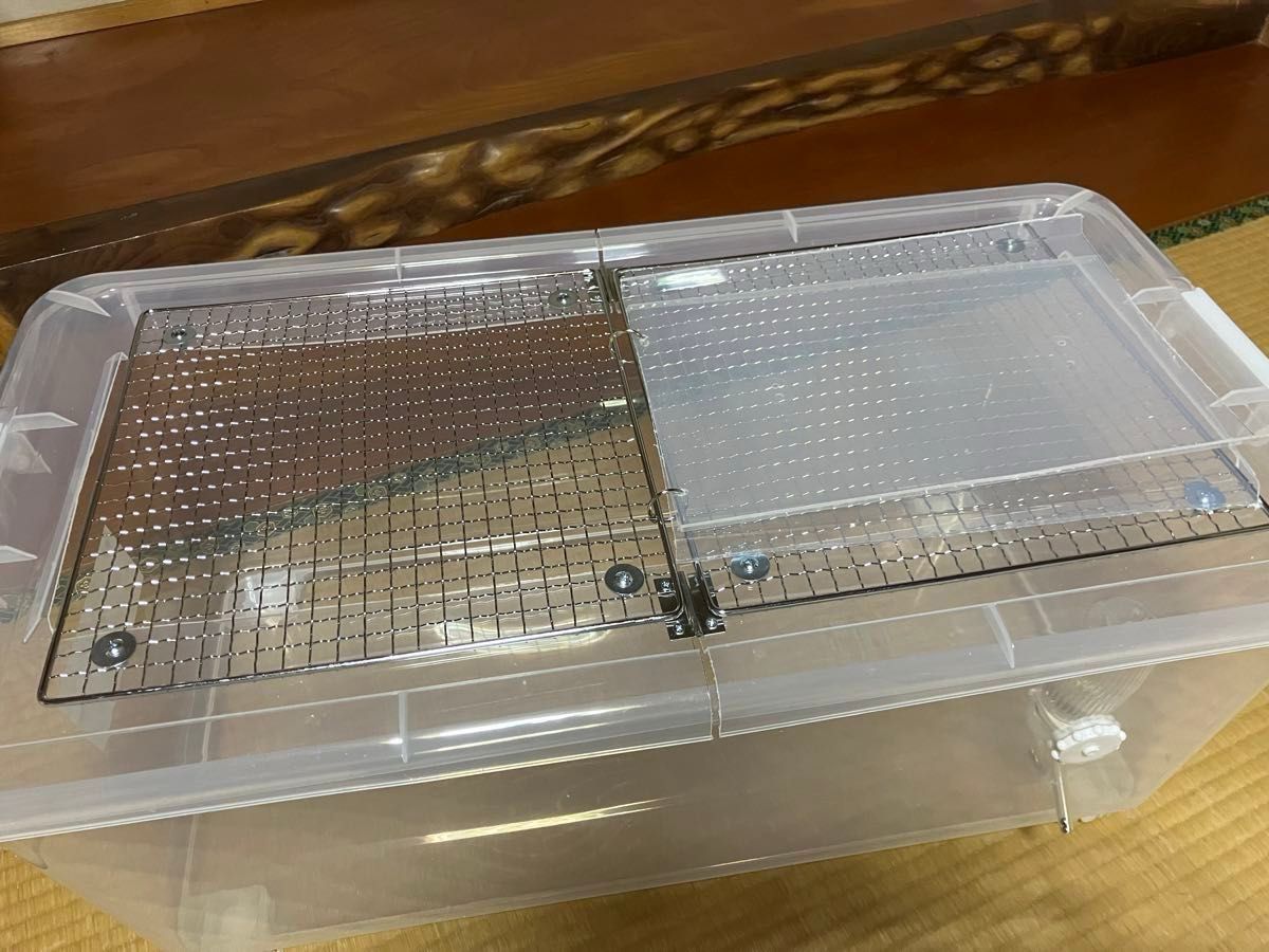 ②広さ&通気性&保温性が抜群なハムスターケージ【DIY】給水器 ②広さ&通気性&保温性が抜群なハムスターケージ【DIY】給水器