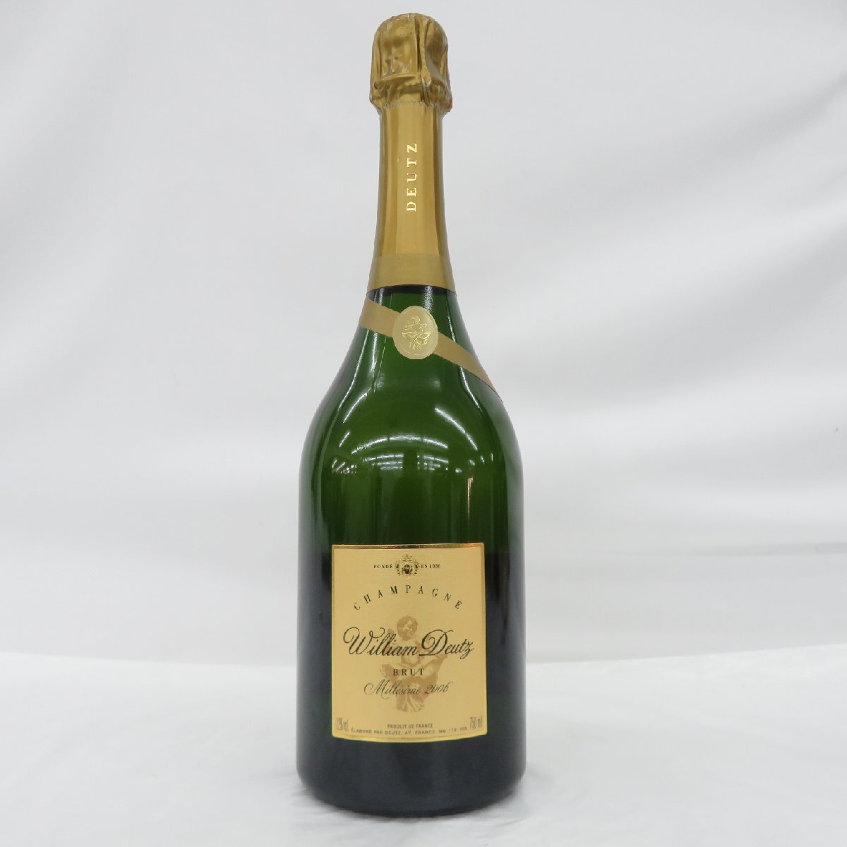 【未開栓】William Deutz ウィリアム・ドゥーツ ブリュット 2006 シャンパン 750ml 12% 11634051 0809
