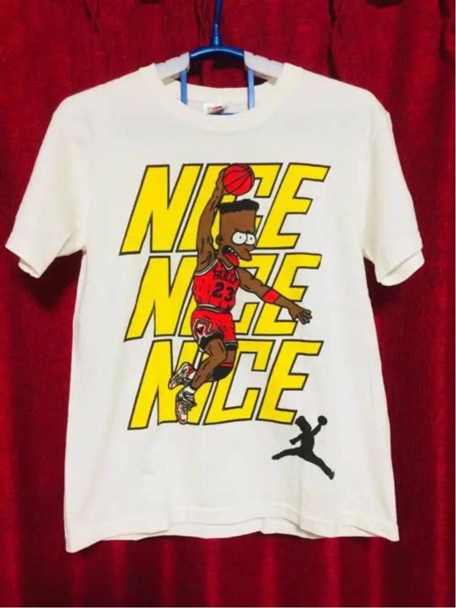 ヤフオク 送料無料 可愛い シンプソンズ Tシャツ Nice 白