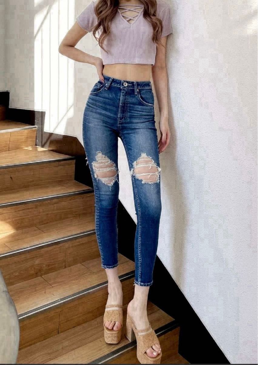 最終値下げ【新品 タグ付き】GYDA ジェイダ H/W KNEE BOLD 最終値下げ【新品 タグ付き】GYDA ジェイダ H/W KNEE BOLD