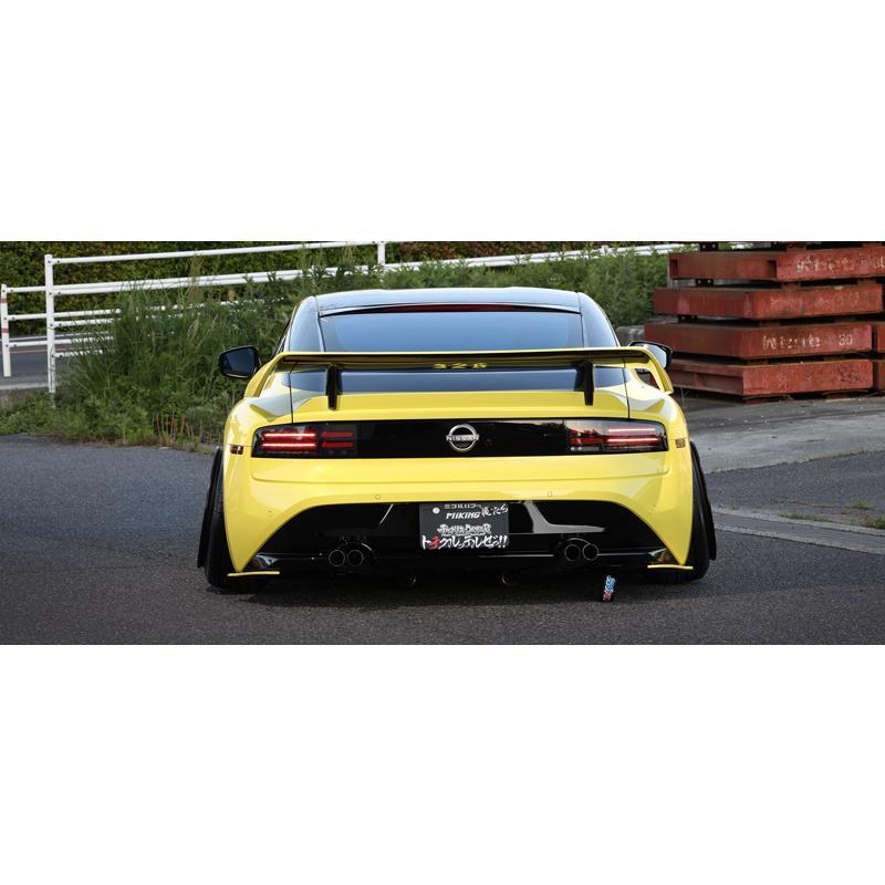 DEBUT 新制品 ニッサン/NISSAN RZ34 FAIRLADY Z ロゴ有り満力ウイング【326POWER】リアウイング エアロパーツ