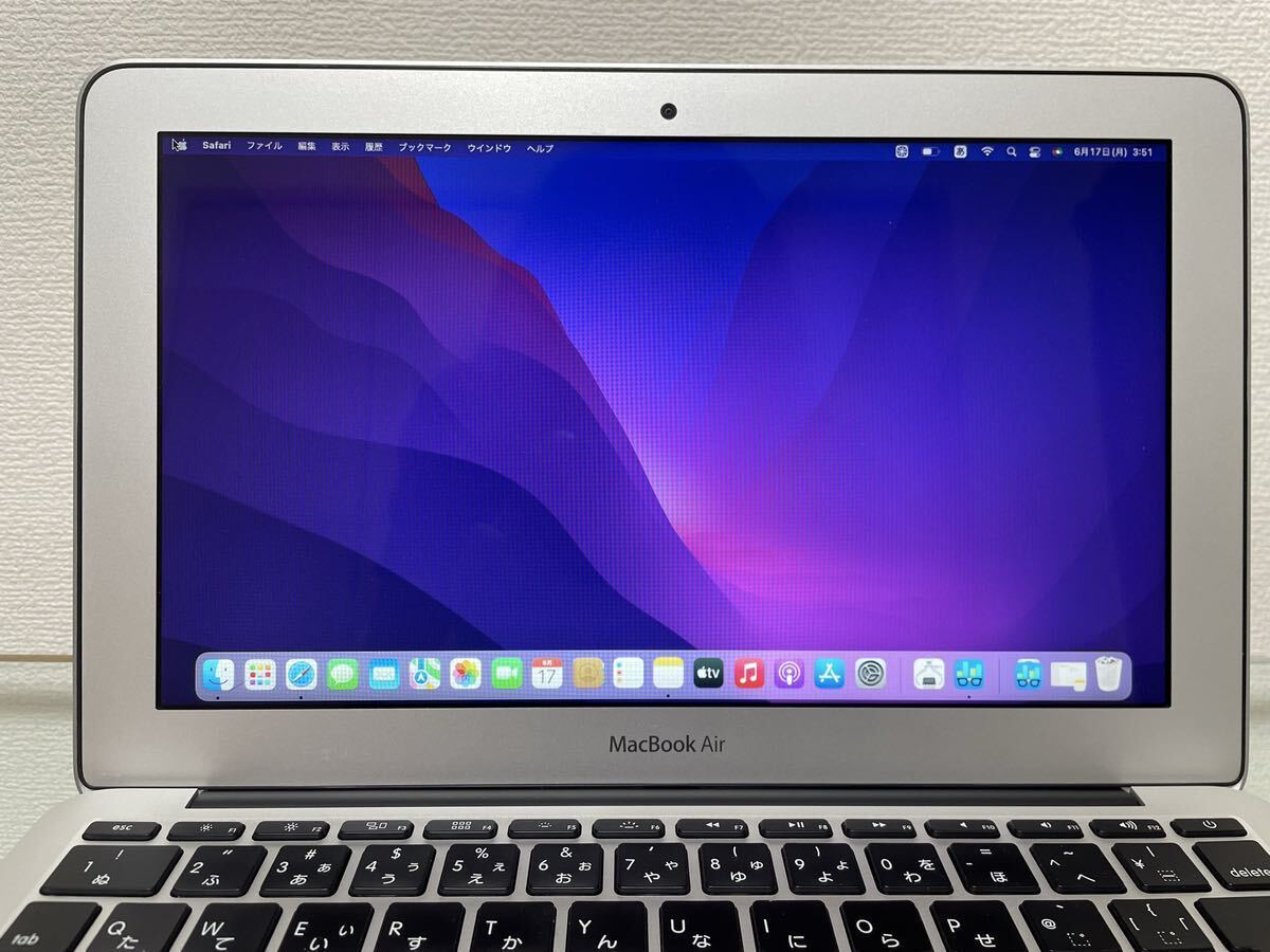 【美品】Apple MacBook Air 11インチ 2015 2.2GHz i7 8GB 256GB バッテリー良好 充電回数168回 【美品】Apple MacBook Air 11インチ 2015 2.2GHz i7 8GB 256GB バッテリー良好 充電回数168回