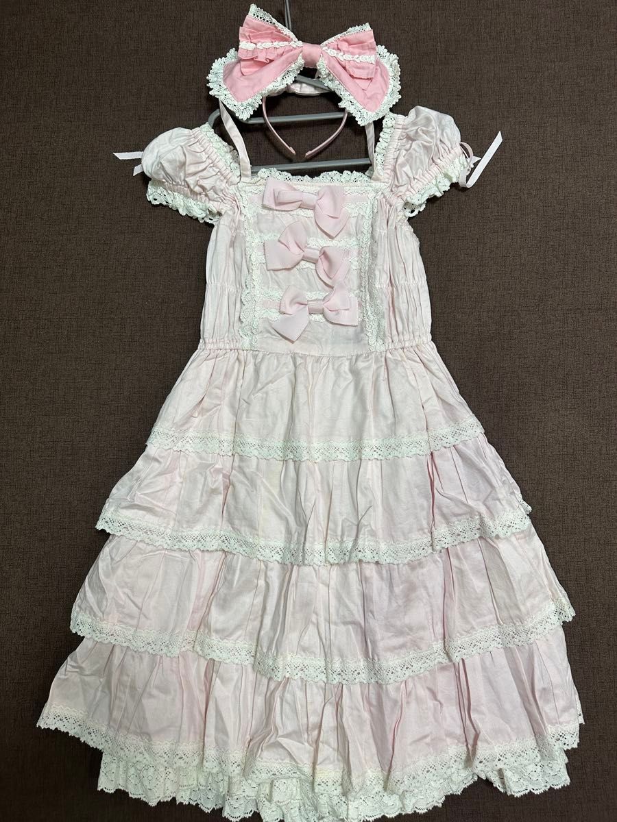 BABY THE STARS SHINE BRIGHT リボンミルキーシュガージャンパー BABY THE STARS SHINE BRIGHT リボンミルキーシュガージャンパー