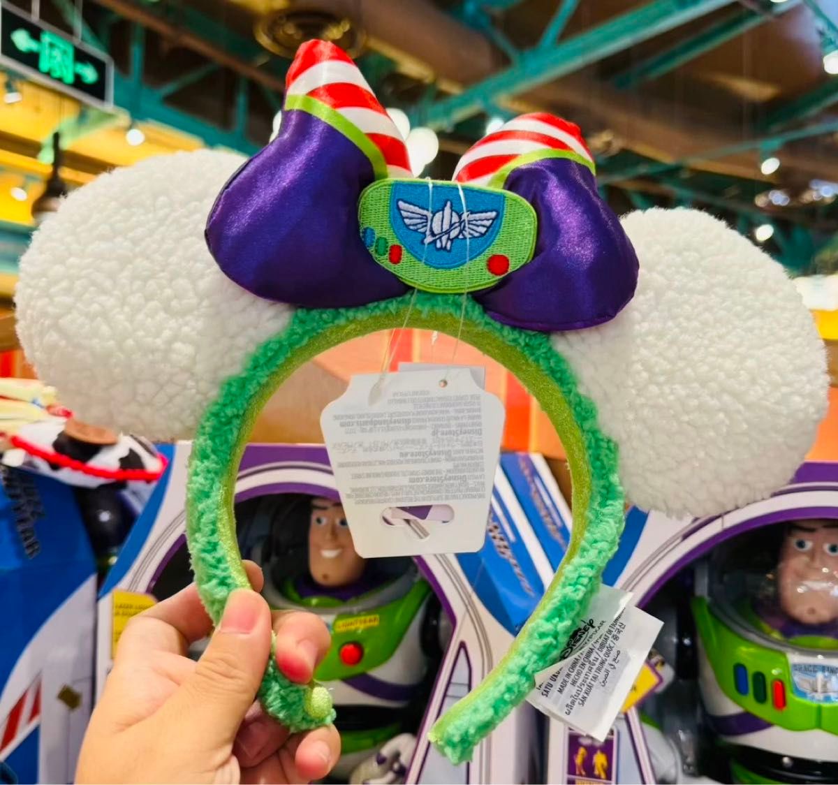 ☆US Disney Parks☆Toy Story バズライトイヤー カチューシャ 上海ディズニー新作 トイストーリー バズライトイヤー