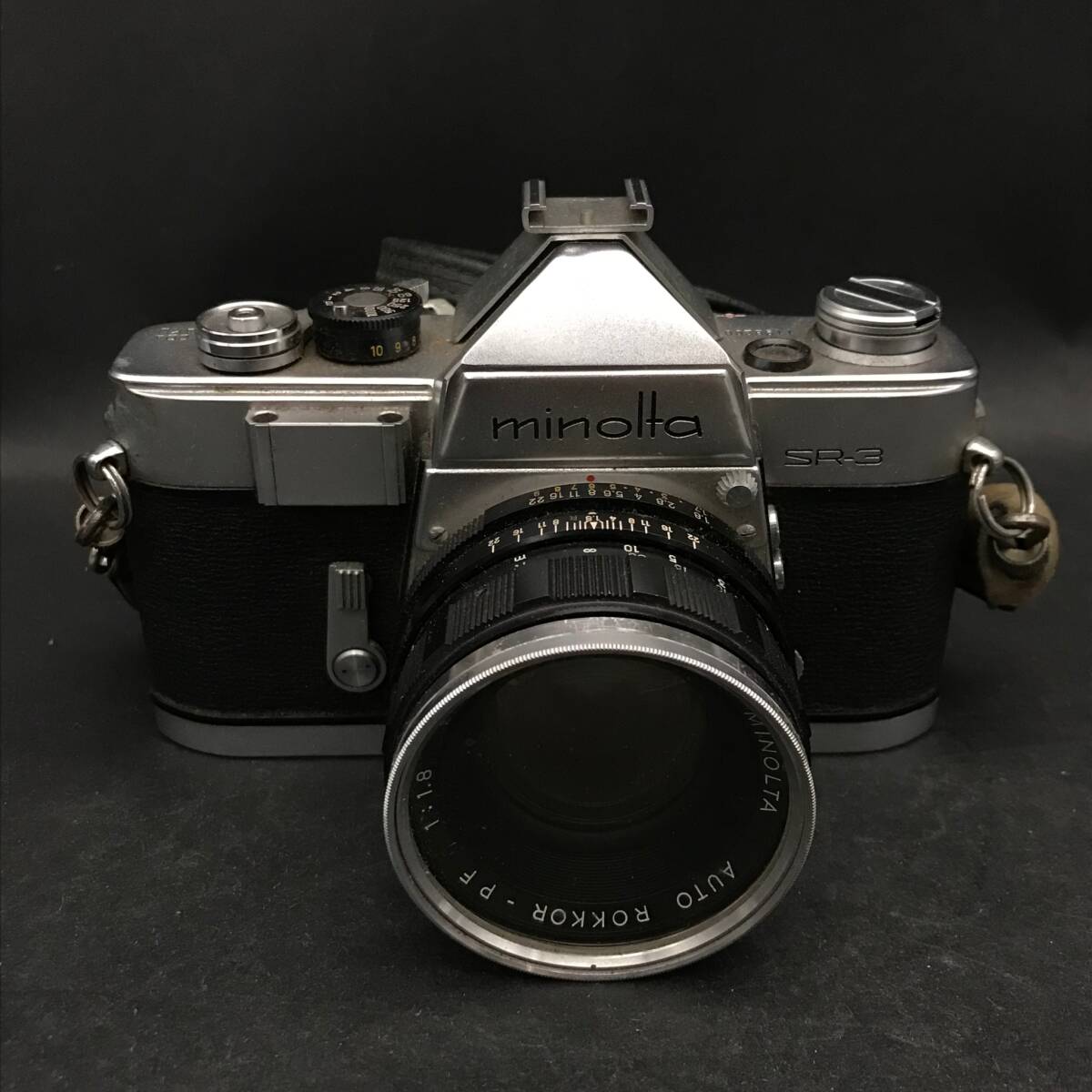 ☆実用美品☆ MINOLTA ミノルタ SR-3 + AUTO ROKKOR-PF 58mm F1 ☆実用美品☆ MINOLTA ミノルタ SR-3 + AUTO ROKKOR-PF 58mm F1