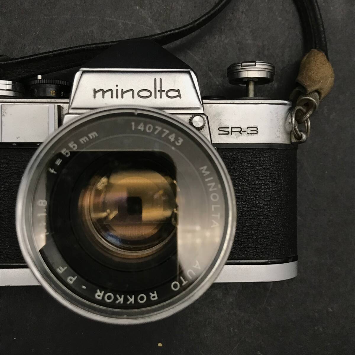 ☆実用美品☆ MINOLTA ミノルタ SR-3 + AUTO ROKKOR-PF 58mm F1 ☆実用美品☆ MINOLTA ミノルタ SR-3 + AUTO ROKKOR-PF 58mm F1