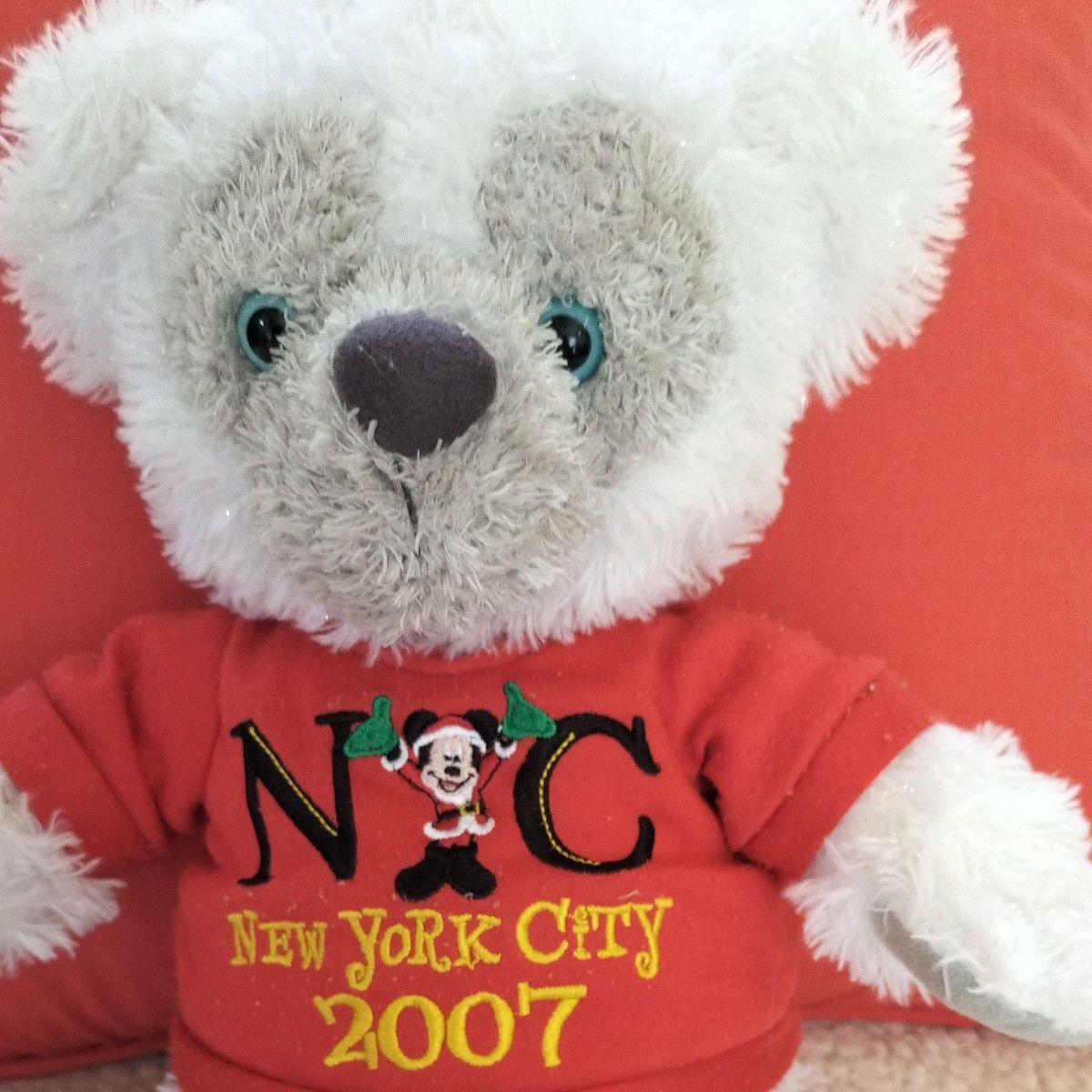 ダッフィー NYC クリスマス限定 2007 ホワイト 希少】NYC クリスマス限定 2007 ホワイトダッフィー Duffy