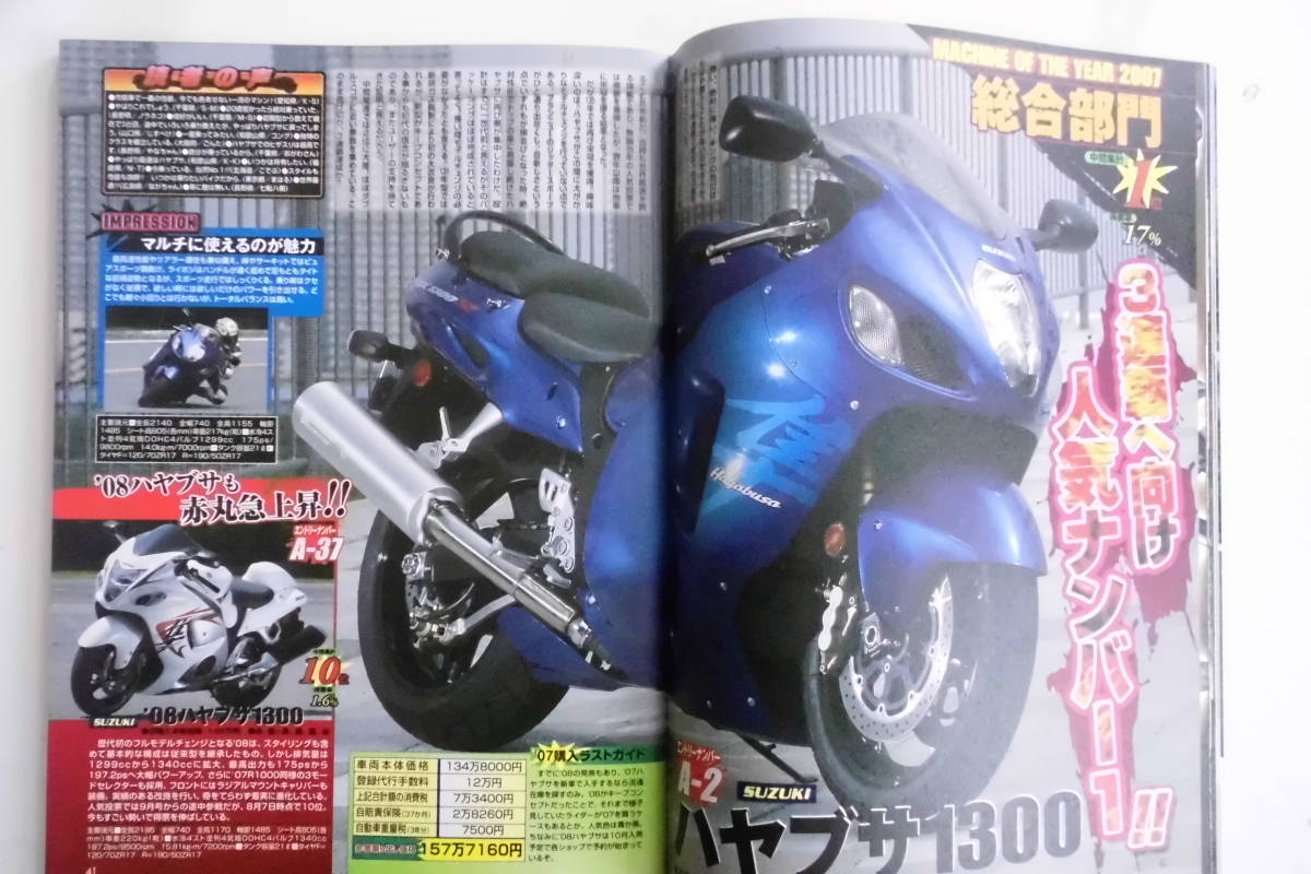 ★　ヤングマシン　２００７年１０月号　国産車’０７年鑑　★_画像5