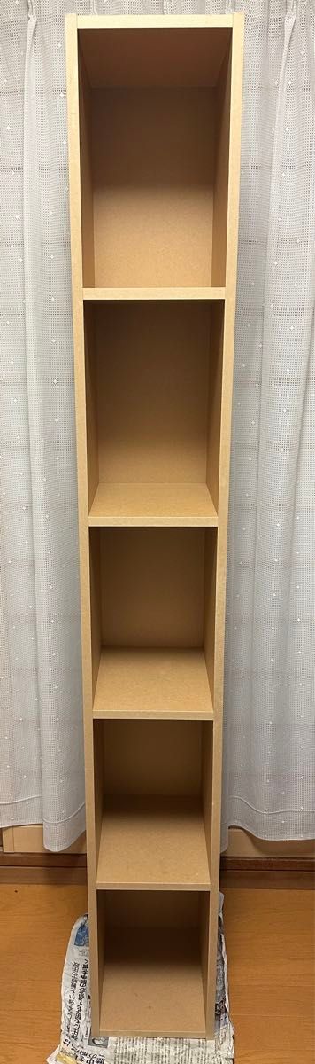 MUJI 無印良品 パルプボードカラーボックス・スリム・5段 MUJI 無印良品 パルプボードカラーボックス・スリム・5段