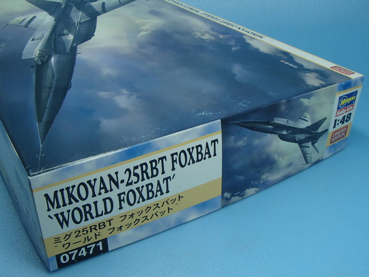 ハセガワ 1/48 ミグ25RBT フォックスバット ワールドフォックス ハセガワ 1/48 ミグ25RBT フォックスバット ワールドフォックス