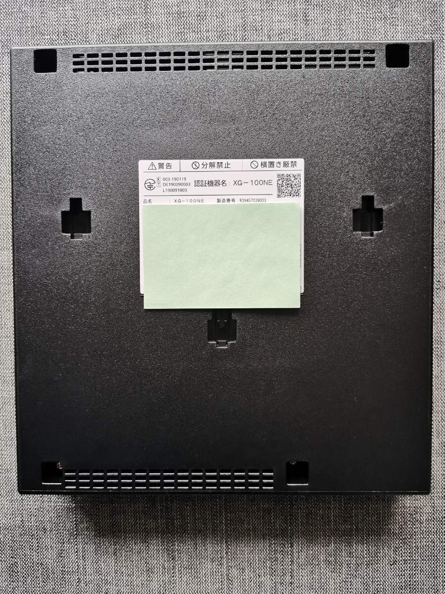 NTT 10GWiFiルーター XG-100NE 【電源投入確認済】 NTT 10GWiFiルーター XG-100NE 【電源投入確認済】
