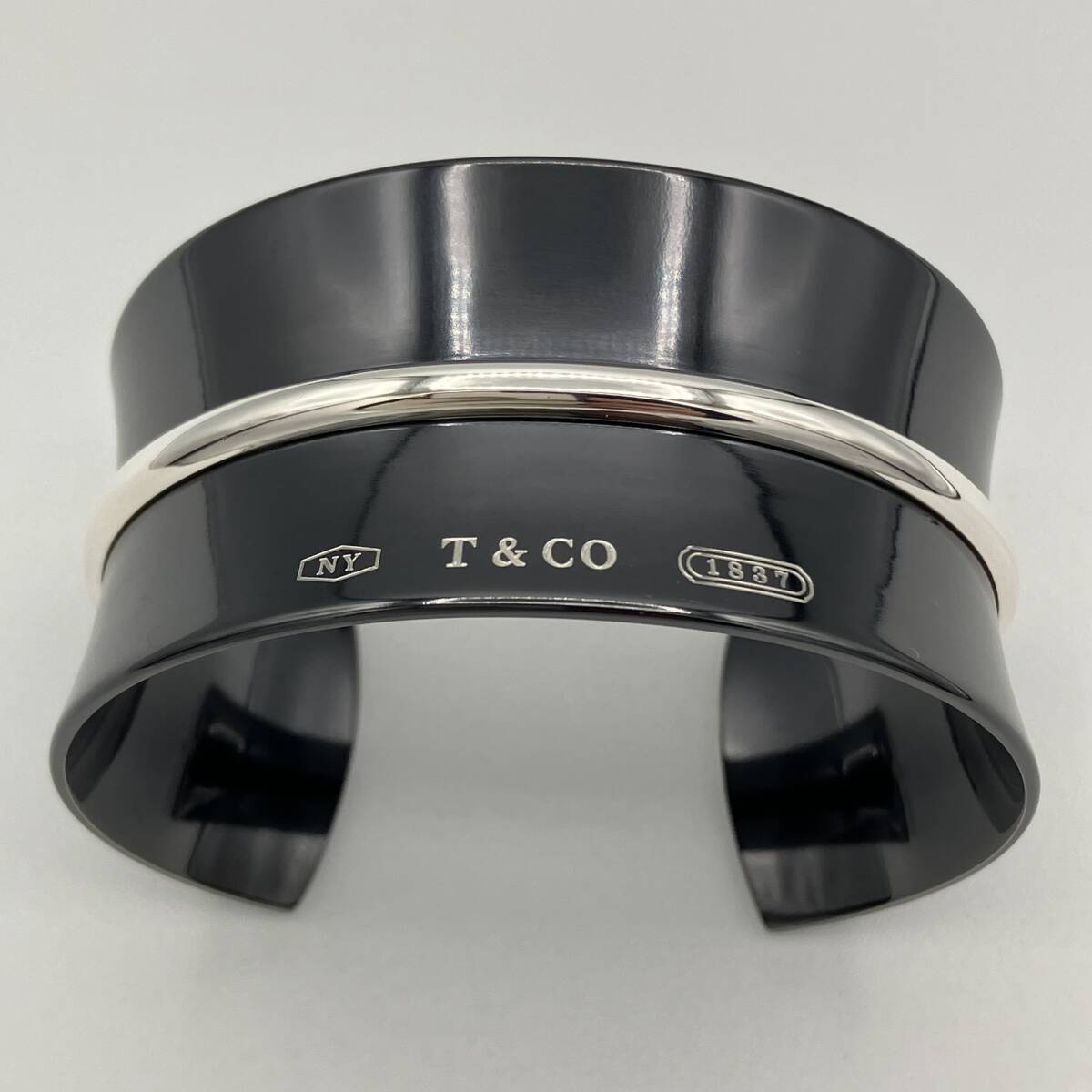 希少品 ティファニー 1837 ワイド カフ バングル ブレスレット 希少品 ティファニー 1837 ワイド カフ バングル ブレスレット