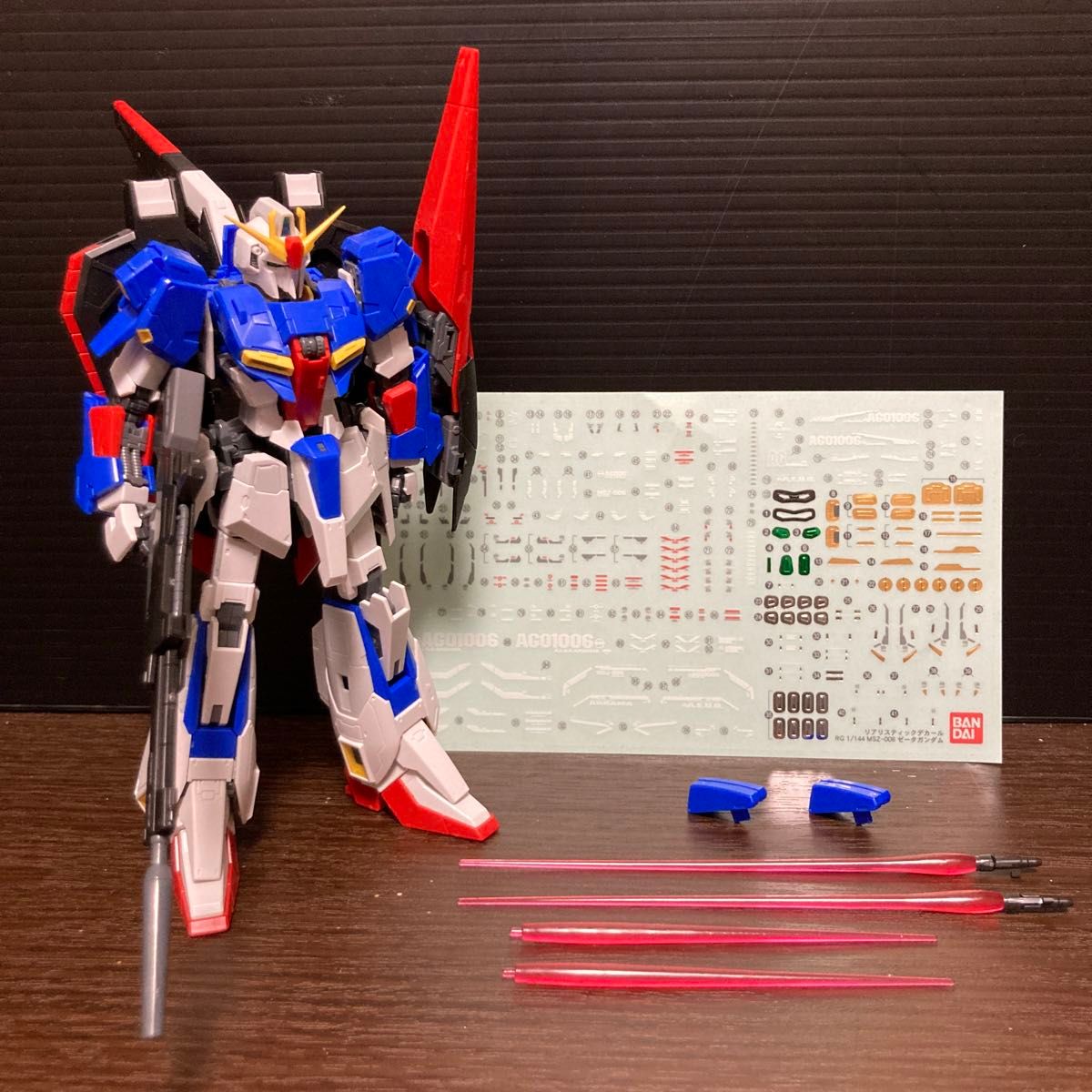 oeガンプラ完成品ジャンク 機動戦士Zガンダム RG 1/144 ゼータ oeガンプラ完成品ジャンク 機動戦士Zガンダム RG 1/144 ゼータ