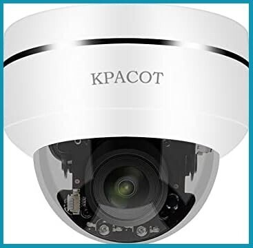 【新品送料無料】【4K画質・5倍光学ズーム・自動追跡】KPACOT 防犯カメラ 屋外 ipカメラ 800万画素 車両認識 人間検知