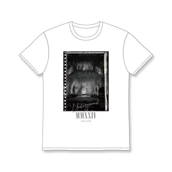 L'Arc~en~Ciel UNDERGROUND Tシャツ 白XL HYDE 新品即決 L'Arc~en~Ciel UNDERGROUND 2024 All Dead Tシャツ XL
