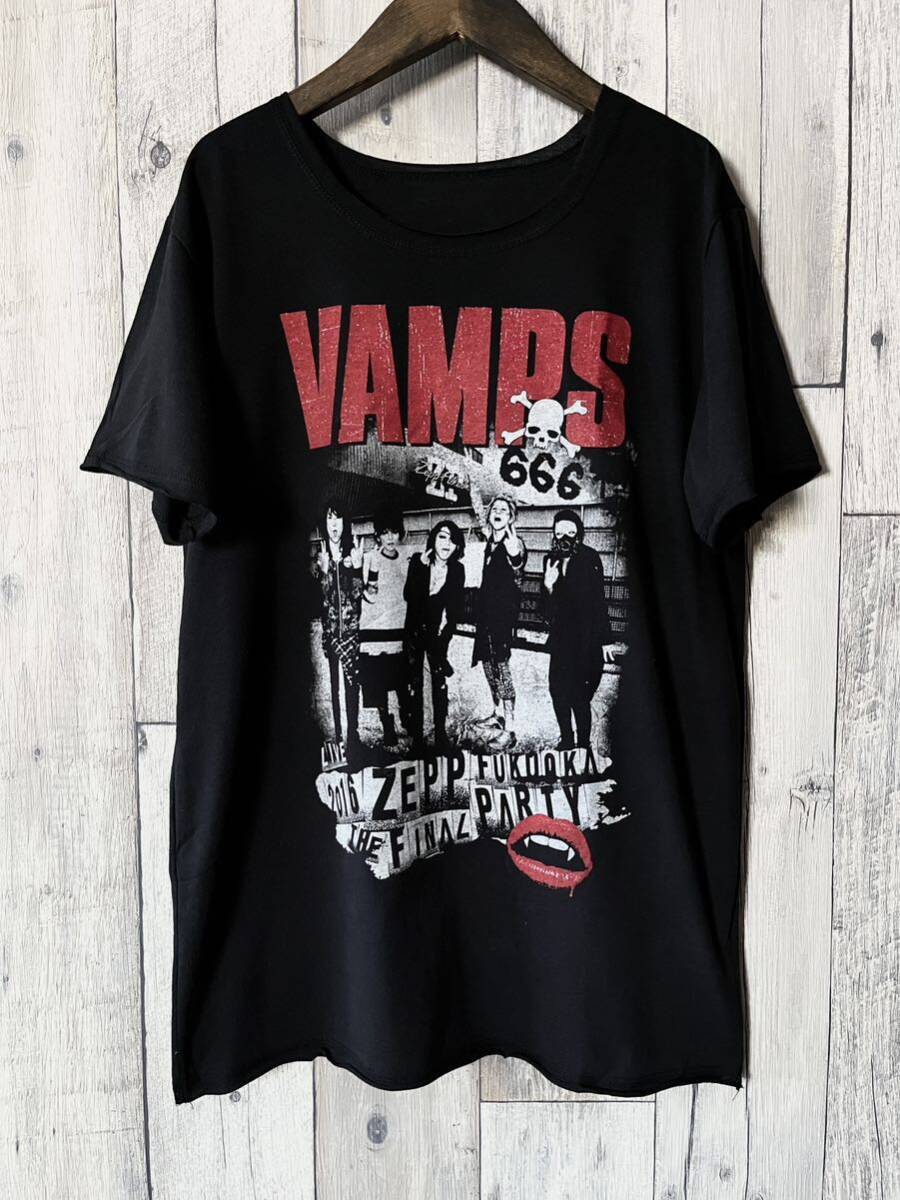 稀少品 VAMPS ZEPP FUKUOKA FINAL PARTY 最終日 1日限定販売 T 稀少品 VAMPS ZEPP FUKUOKA FINAL PARTY 最終日 1日限定販売 T