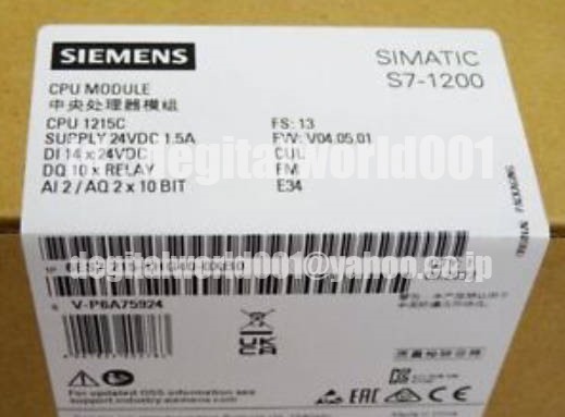 代引 T番号領収書 税込 東京発 SIEMENS/シーメンス 6ES7215 代引 T番号領収書 税込 東京発 SIEMENS/シーメンス 6ES7215