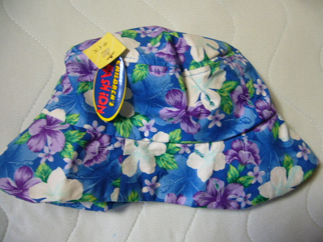ハットぼうし帽子子供用children S Fashons ブルー花柄サイズl 54cm 新品 代購幫 ハットぼうし帽子子供用children S Fashons ブルー花柄サイズl 54cm 新品 代購幫