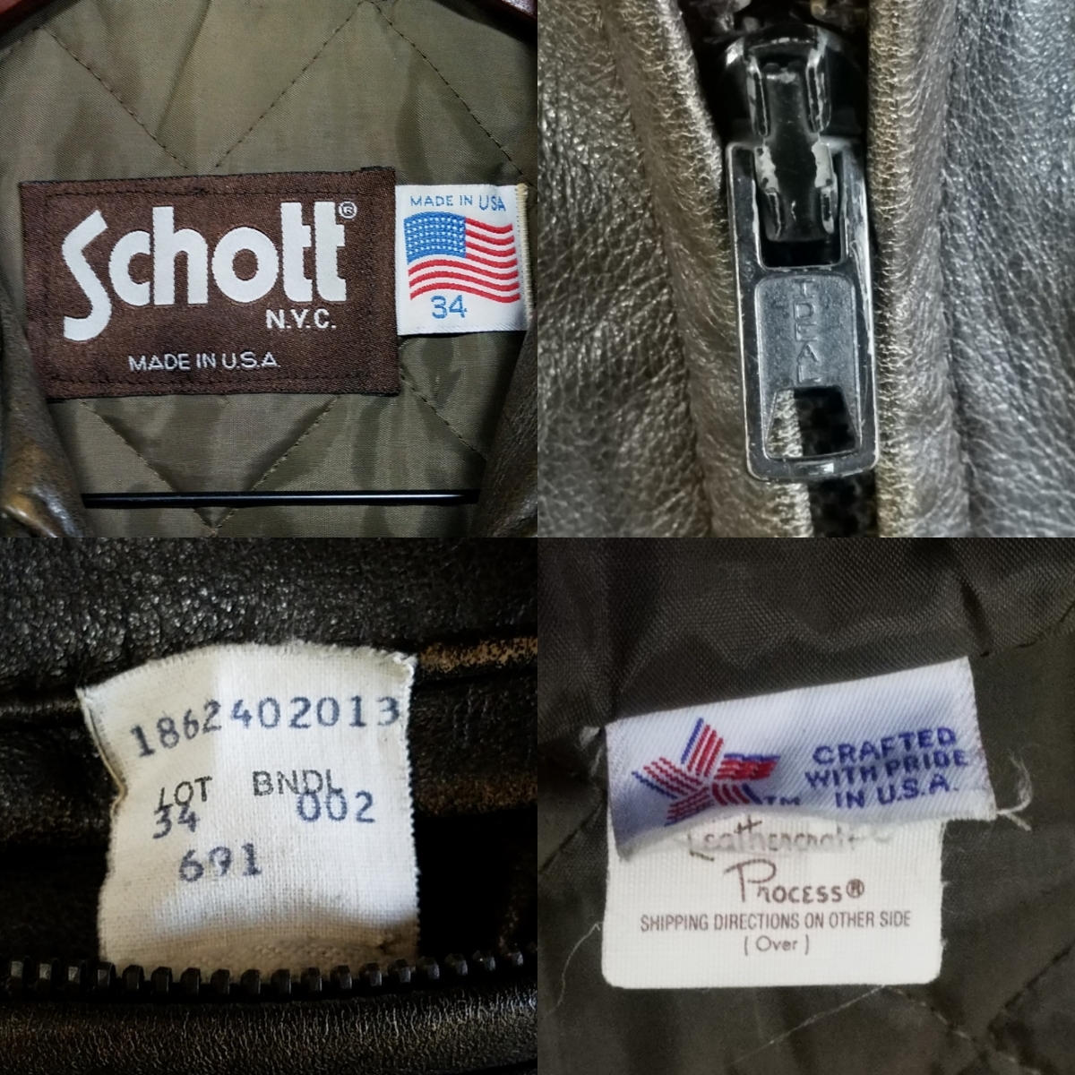 854 USA製 ショット SCHOTT 691 シングル ライダースジャケット 854 USA製 ショット SCHOTT 691 シングル ライダースジャケット