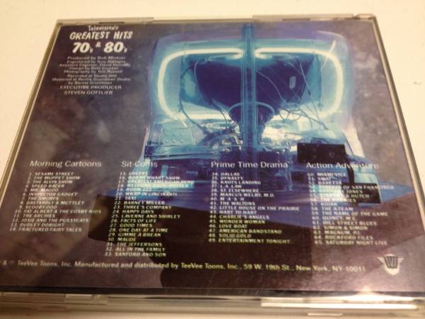 Television's Greatest Hits Vol.3 70&80's/Sesame Street,A-TEAM,Miami Vice,Wonder Woman,Speed Racer,S.W.A.T.等65曲