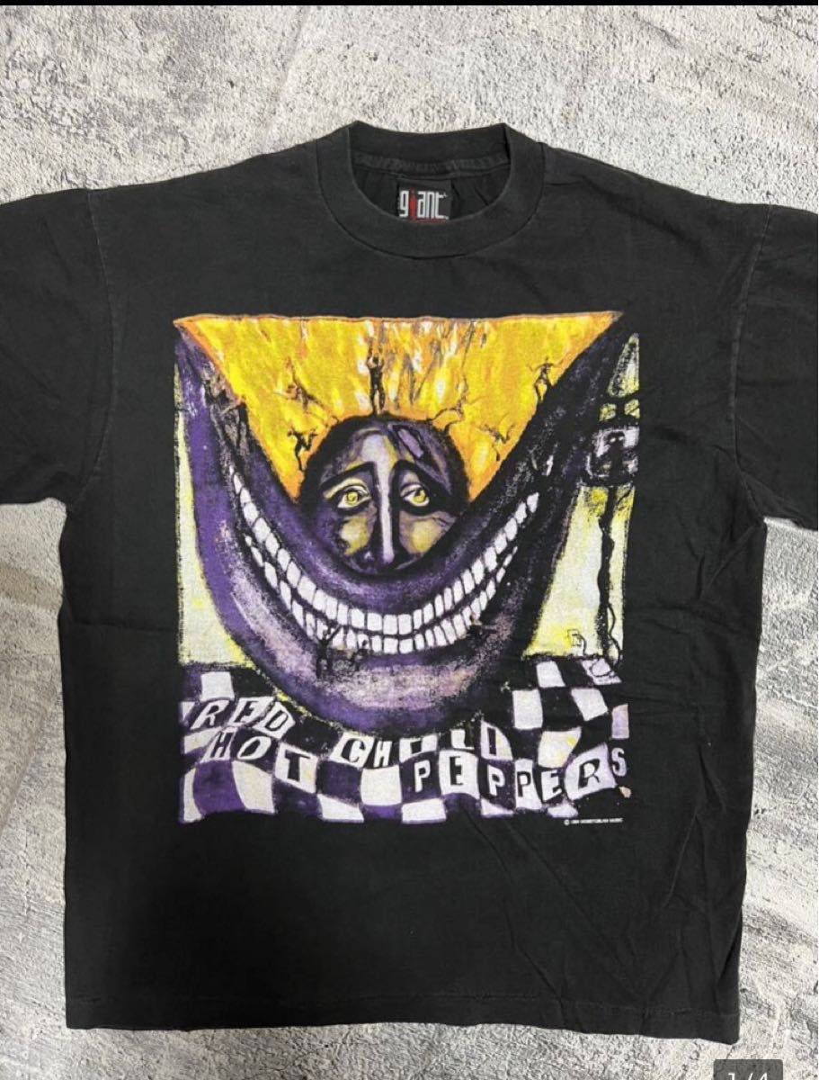 USA製】レッチリ Tシャツ red hot chili peppers big smile USA製】レッチリ Tシャツ red hot chili peppers big smile