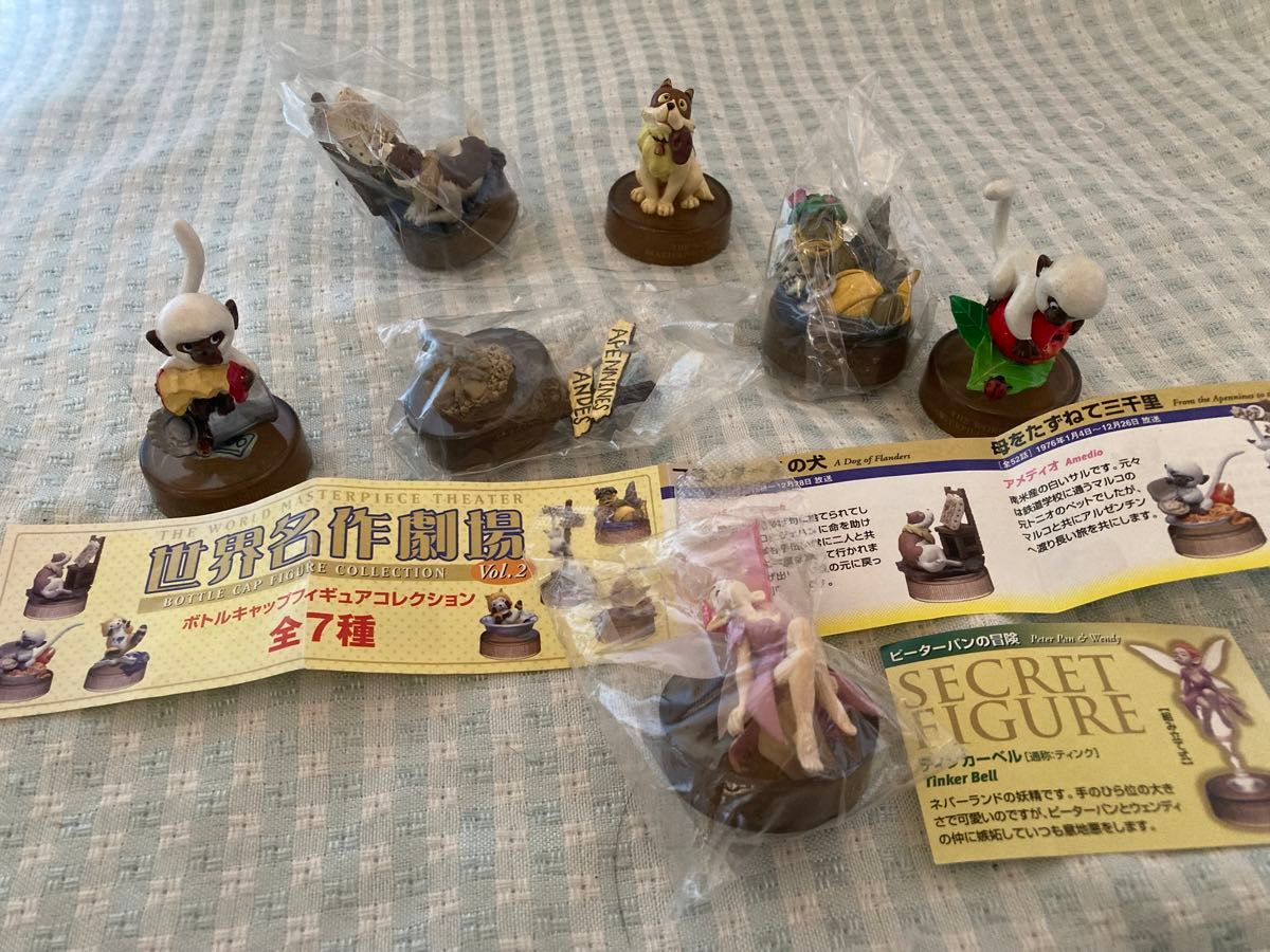 世界名作劇場フィギュア セット 8体セット 世界名作劇場 ボトルキャップフィギュアコレクション