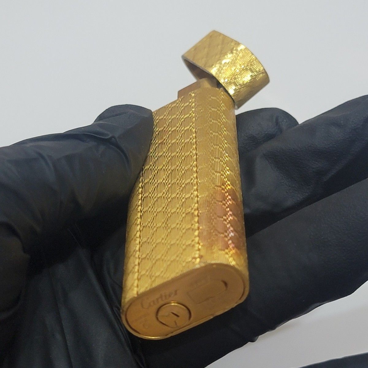 カルティエ ガスライター Cartier ゴールドカラー ライター 難 カルティエ ガスライター Cartier ゴールドカラー ライター 難