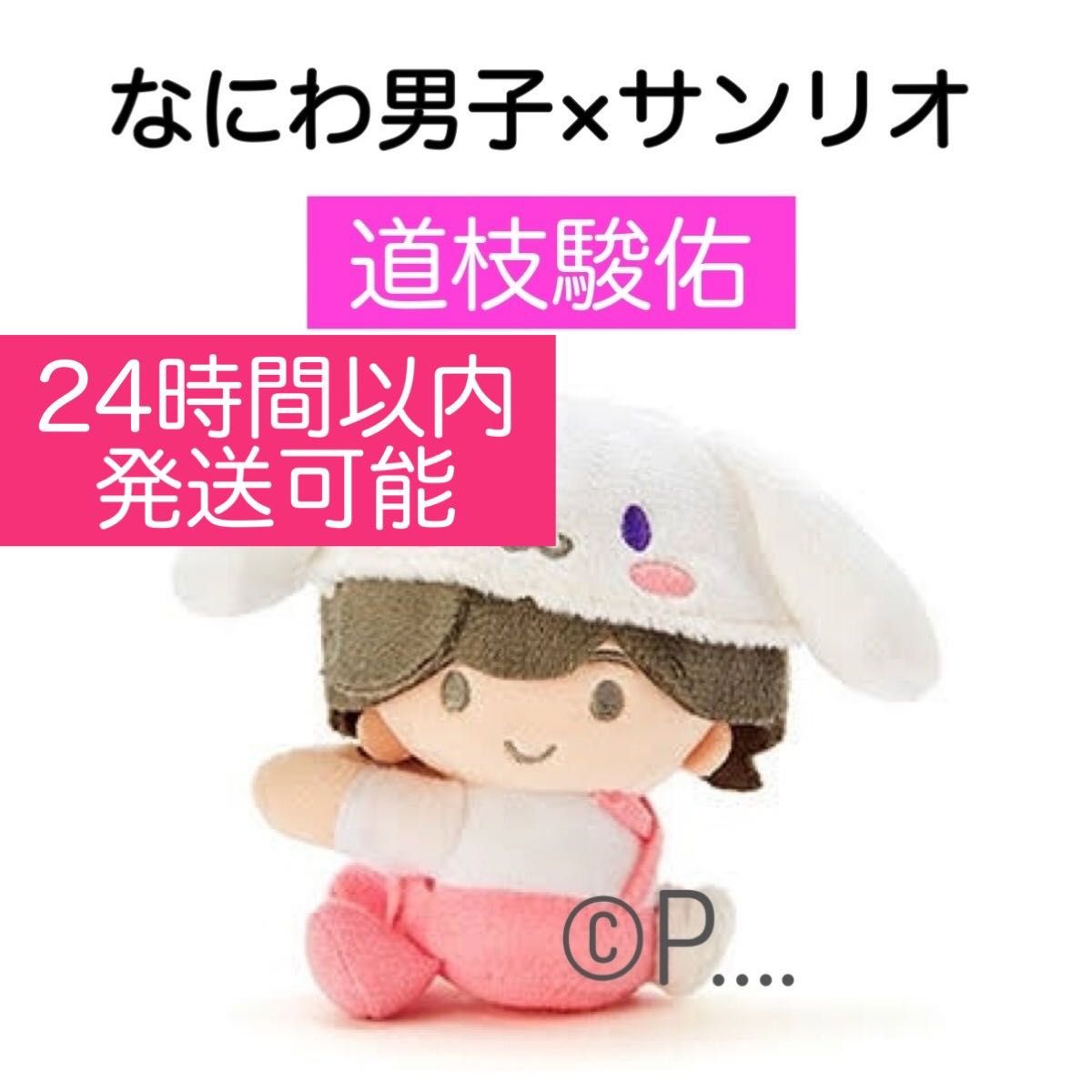 なにわ男子 サンリオ 道枝駿佑 クリップマスコット ぬいぐるみ なにわ男子 サンリオ 道枝駿佑 クリップマスコット ぬいぐるみ