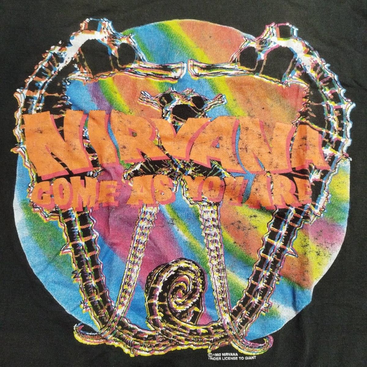90s NIRVANA COME AS YOU ARE ニルヴァーナ Tシャツmade in USA 90s NIRVANA COME AS YOU ARE ニルヴァーナ Tシャツmade in USA